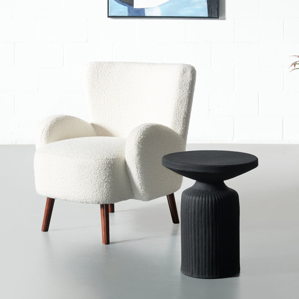 RAE - Black Metal Side Table