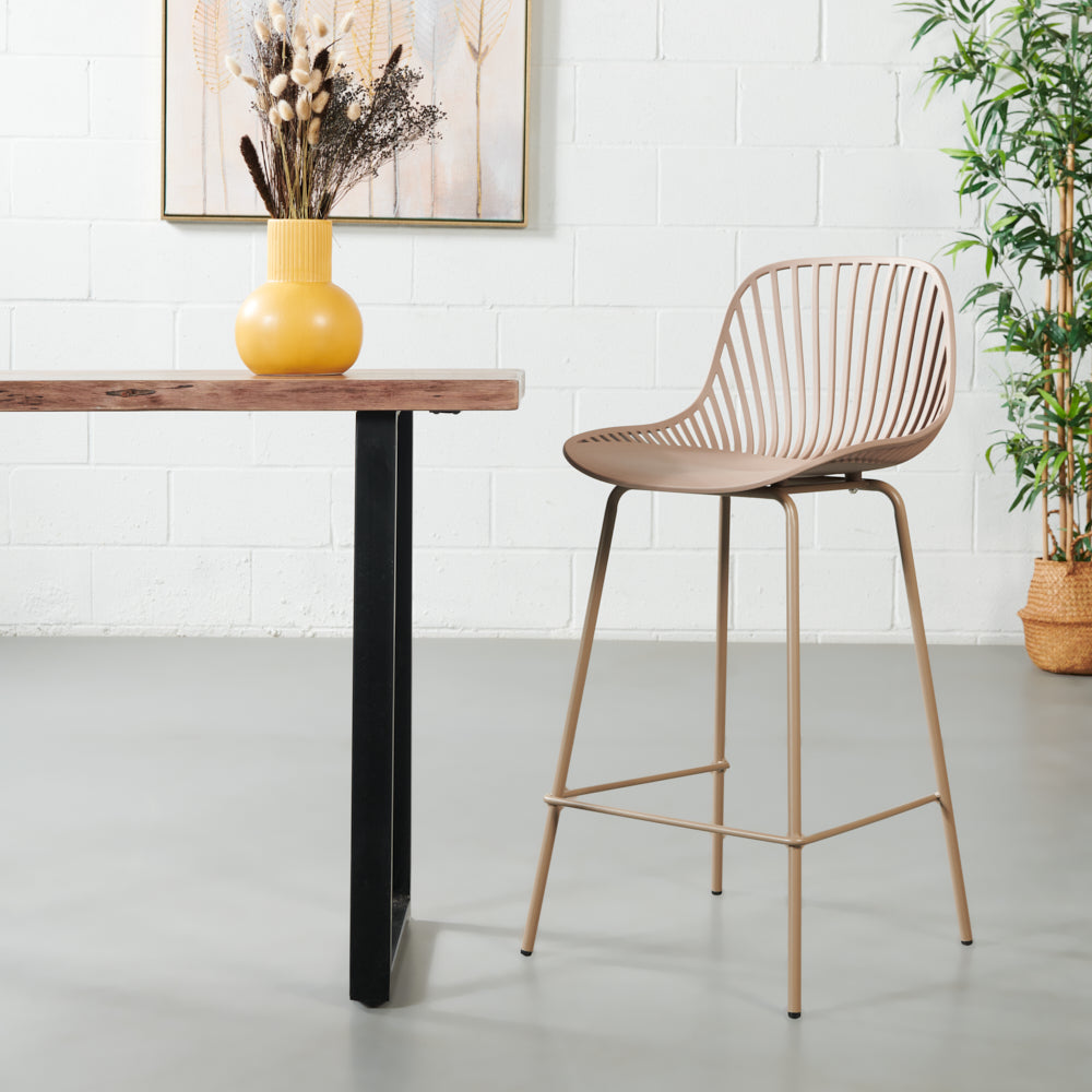 DANIELLA - Brown Counter Stool