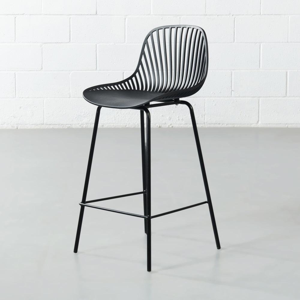 DANIELLA - Black Counter Stool