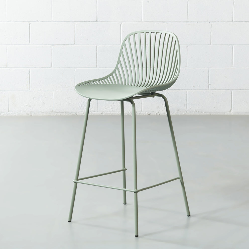 DANIELLA - Green Counter Stool