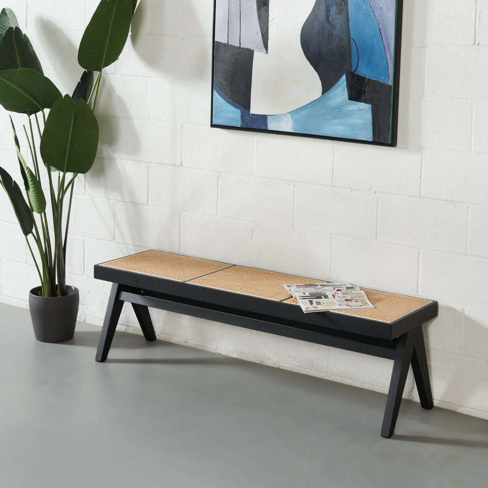 CAPELA - Black Wood Bench