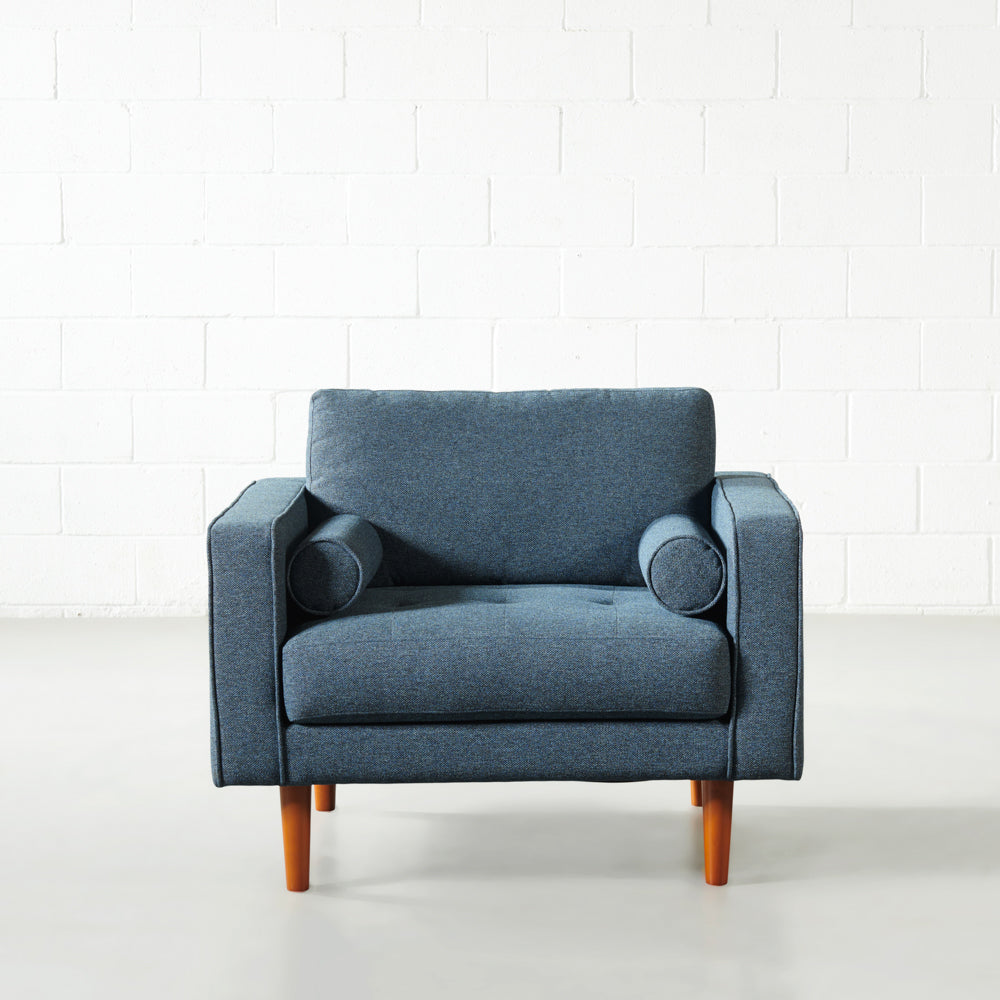 FONDA - Blue Fabric Chair