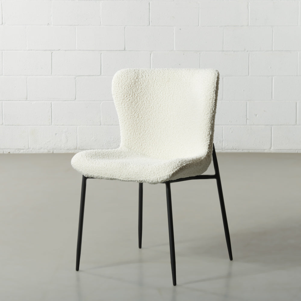 AVA - Cream Fabric Dining Chair