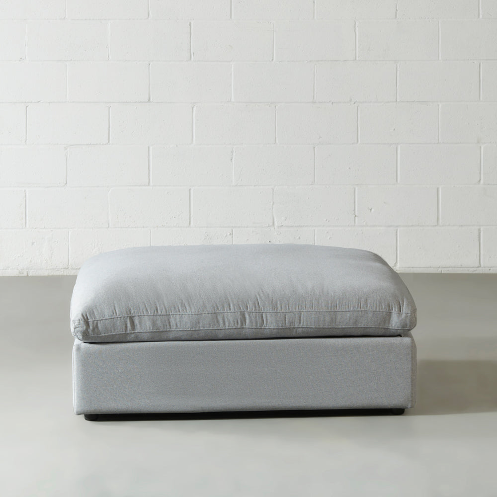 COSMIC - Grey Fabric Ottoman