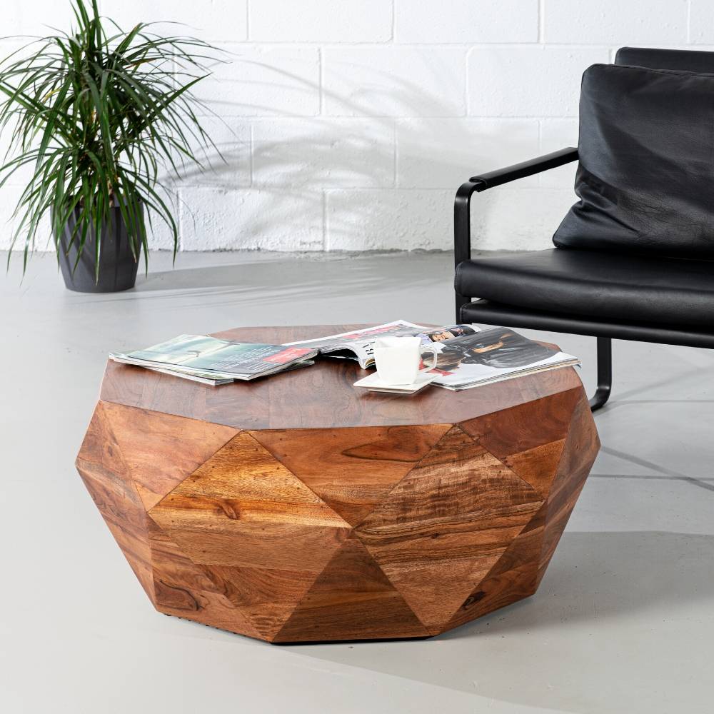 DUPONT - Acacia Wood Diamond Coffee Table