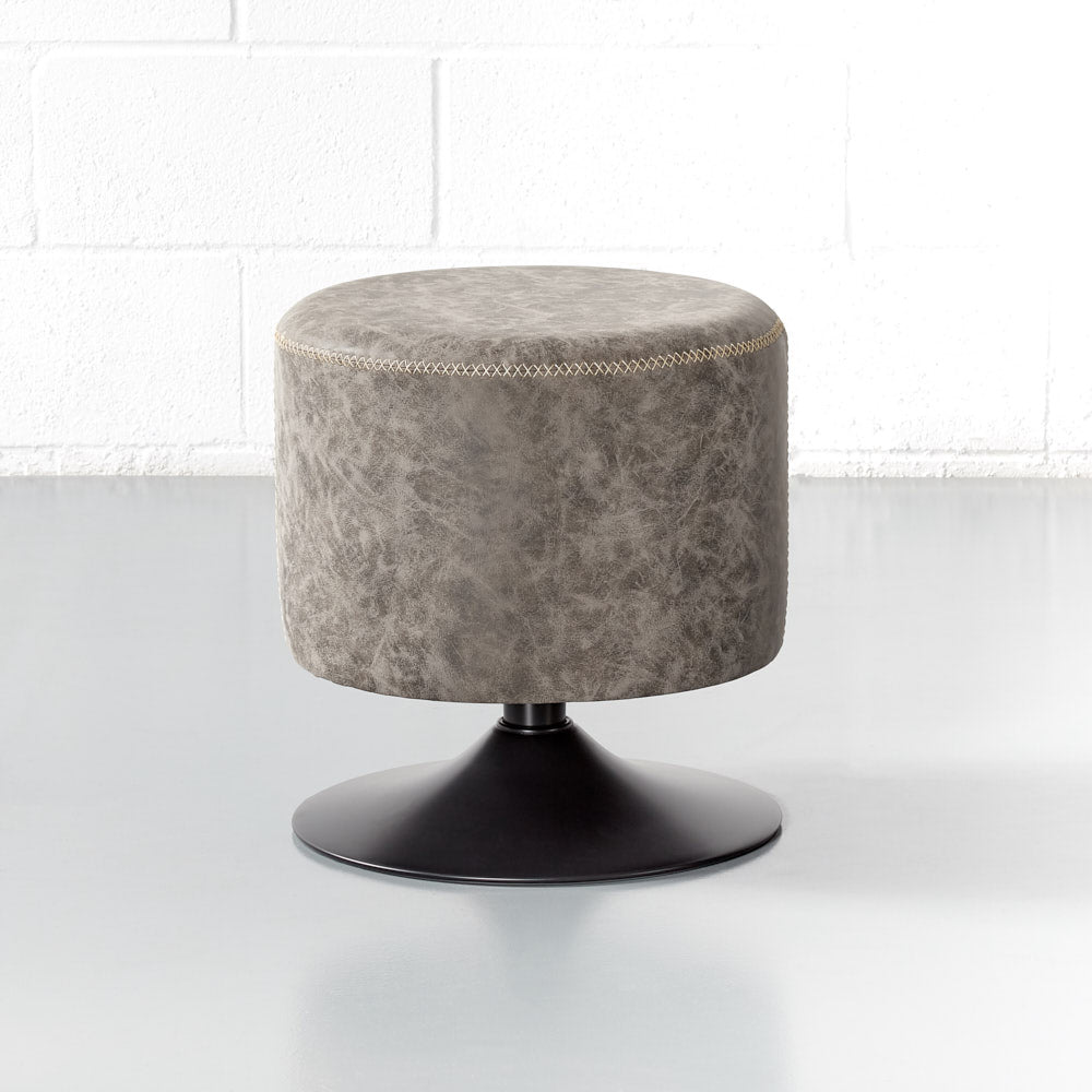 BURTON - Grey Ottoman - FINAL SALE