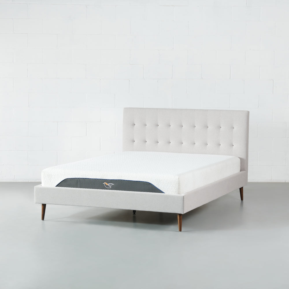 CASELLE - Grey Fabric Bed