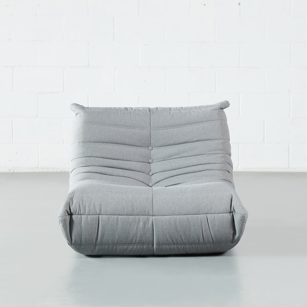 KABINE - Grey Fabric Lounge Chair Module