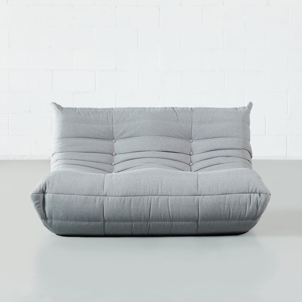 KABINE - Grey Fabric Two Seater Module