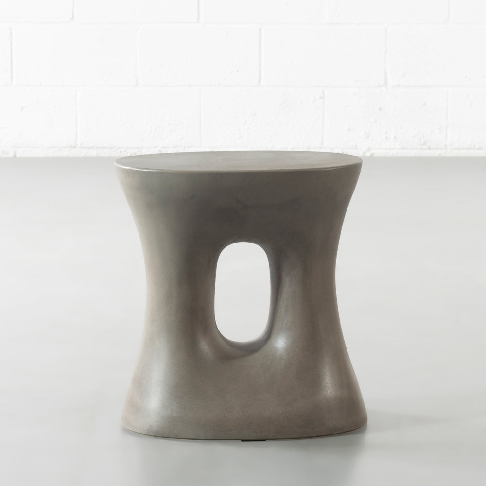 GIZA - Grey Concrete Side Table