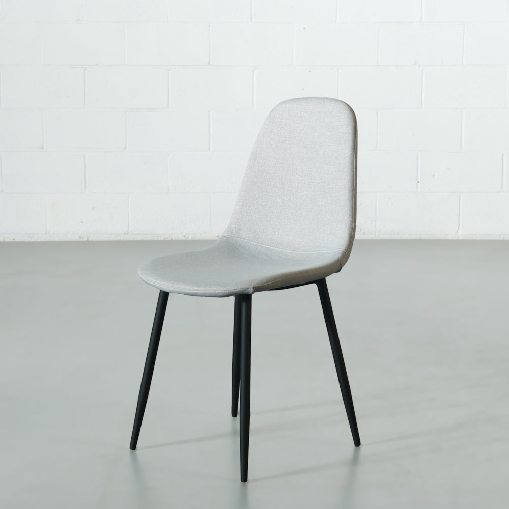 MILAN - Grey Fabric Dining Chair