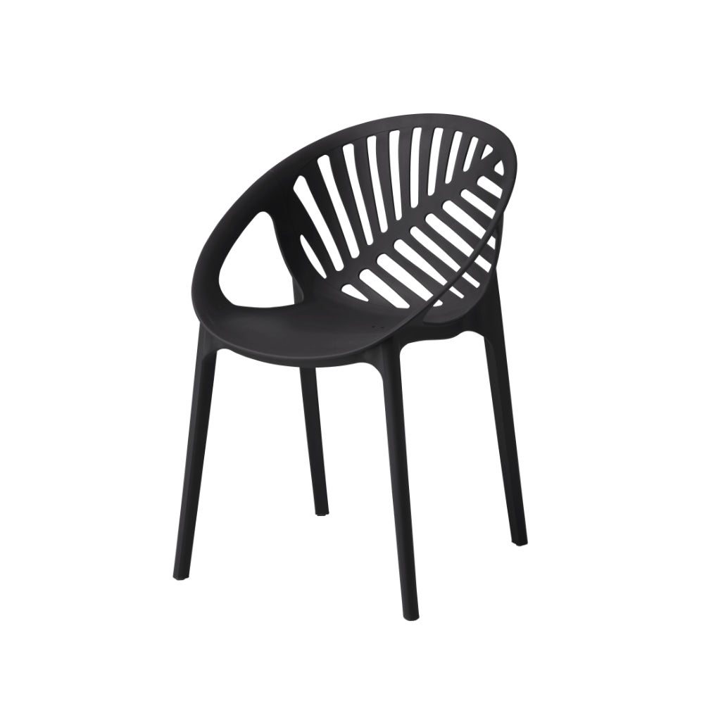 FOLIAGE - Black UV Resistant Plastic Chair