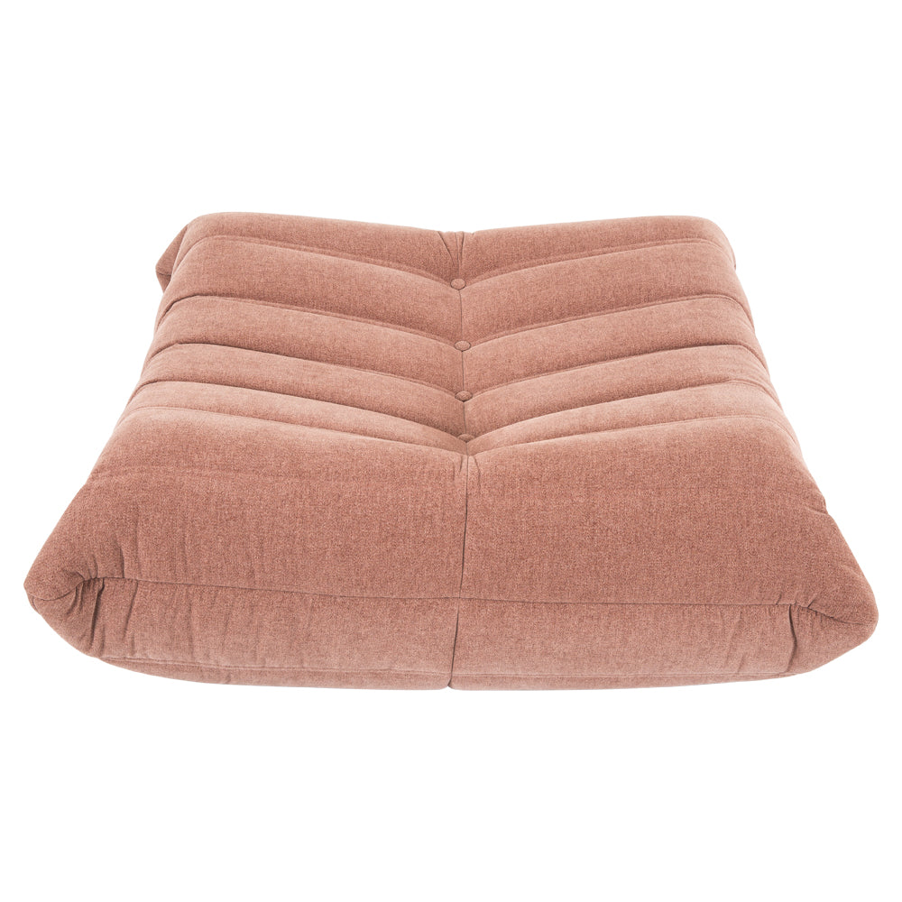 KABINE - Pink Fabric Ottoman