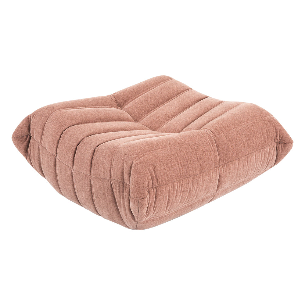 KABINE - Pink Fabric Ottoman